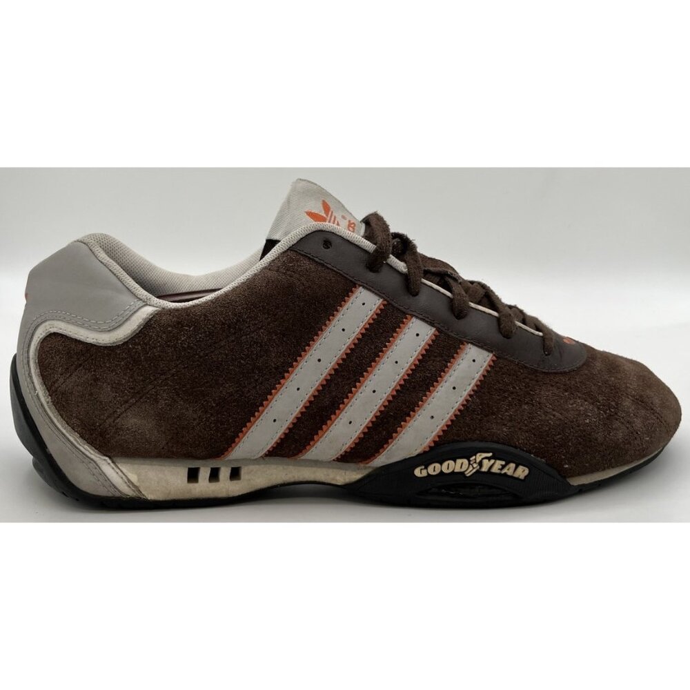 Adidas Adi Racer Low Goodyear Driving Racing Casual Sneaker Brown Men’s Size 9 - Picture 8 of 11